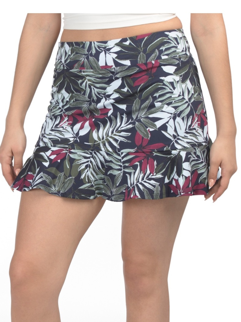 Tommy Bahama Ruffled Flounce Hem Skort